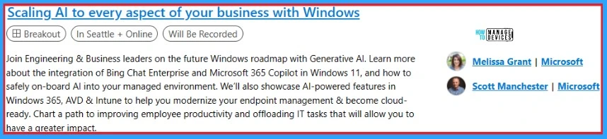 List of Intune Sessions in Microsoft Ignite 2023 12 List of Intune Sessions in Microsoft Ignite 2023 - fig.12