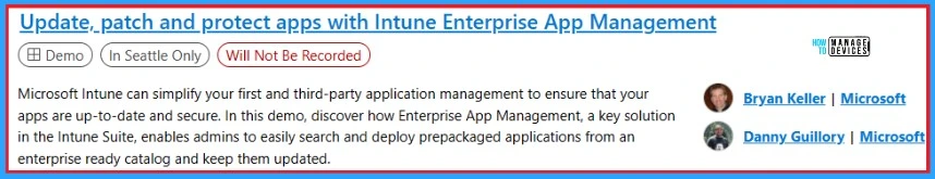 List of Intune Sessions in Microsoft Ignite 2023 3 List of Intune Sessions in Microsoft Ignite 2023 - fig.3