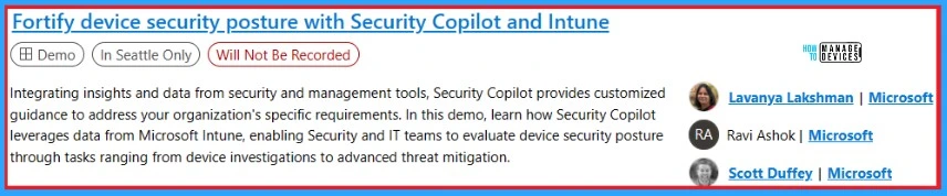 List of Intune Sessions in Microsoft Ignite 2023 7 List of Intune Sessions in Microsoft Ignite 2023 - fig.7