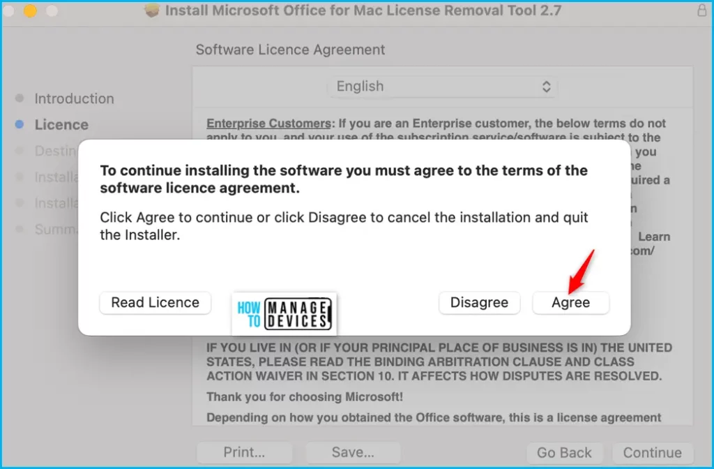 Microsoft Office License Removal Tool for Mac Office Apps Troubleshoot Fig.2