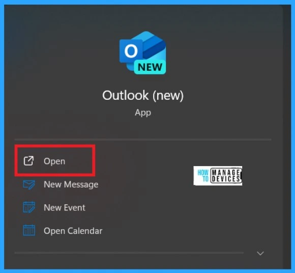 Turn On or Off Smart Suggestions in the New Outlook App on Windows - Fig.1