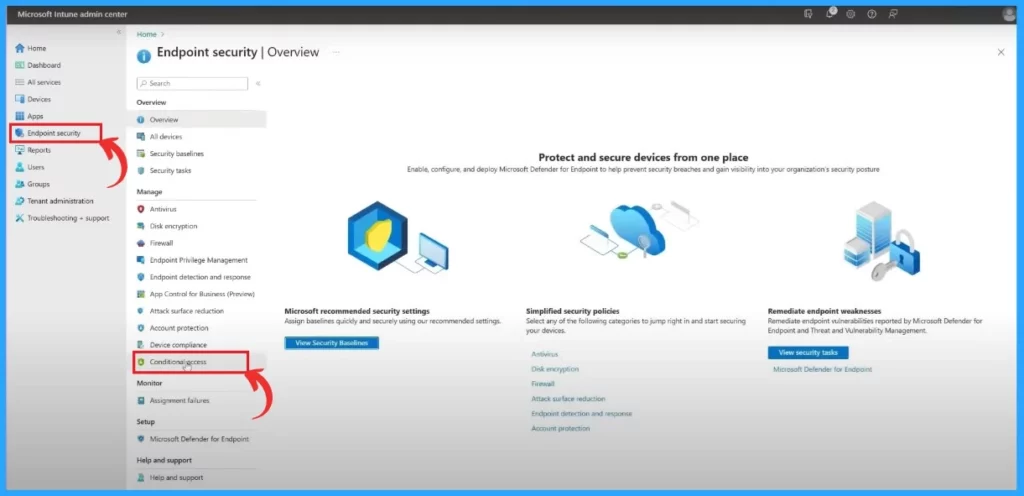 IIntune create Conditional Access Policies for Windows MAM Devices Fig.1 Creds to Danniel Emerson Microsoft