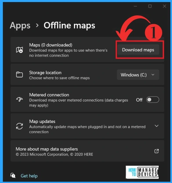 Download and Use Offline Maps in Windows - Fig.2