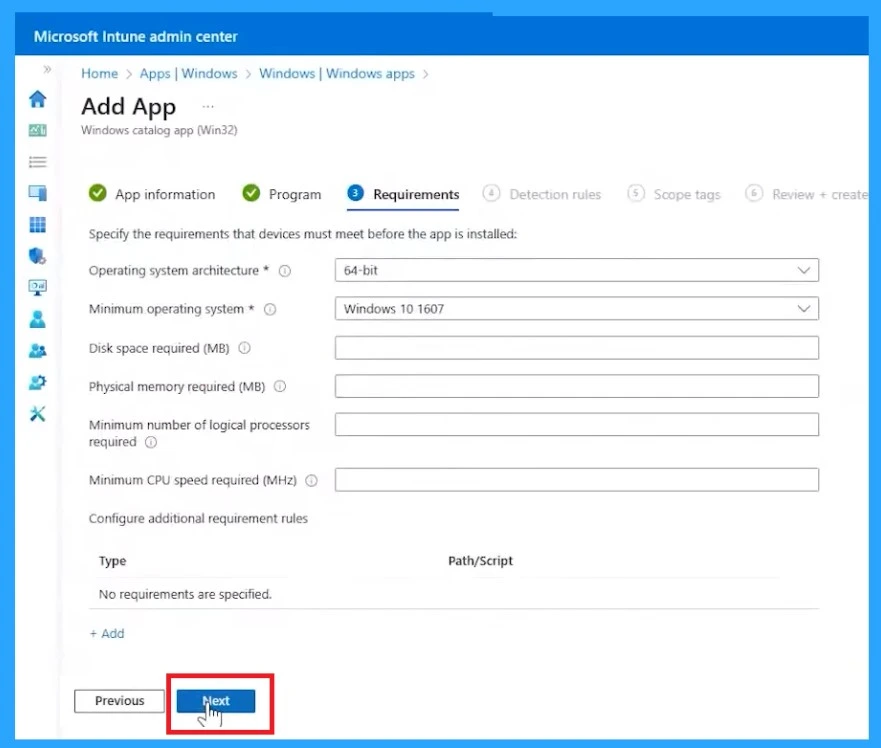 Deploy Windows Catalog App Type using Intune Enterprise Application Catalog - Fig.8 Creds to Danny Guillory and Joe Lurie Microsoft