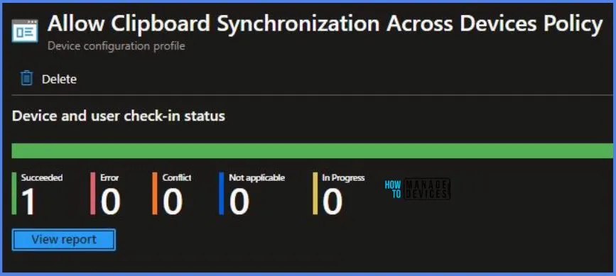 Allow Clipboard Synchronization Across Devices Policy Using Intune Fig.10