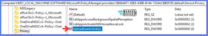 Allow Upload of User Activities Policy Using Intune Fig.11