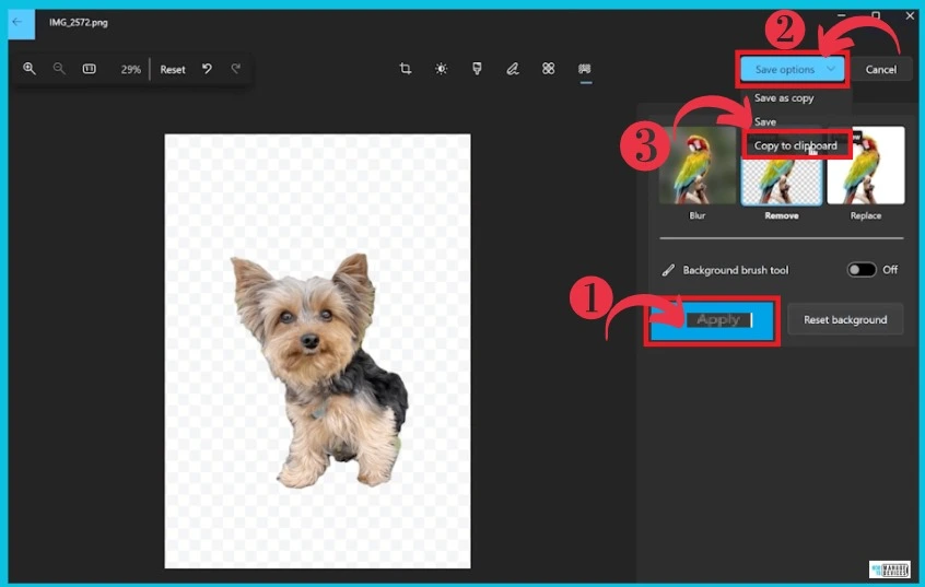 How to Remove and Replace Background using Windows Photos - Fig.1 - Credits to MS