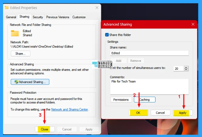 Best Guide to Share Files and Folders Over a Network in Windows 11 - Fig. 4.7