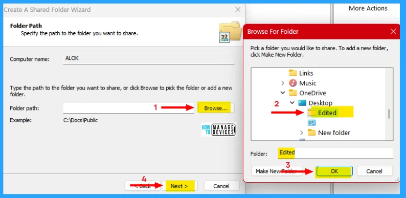 Best Guide to Share Files and Folders Over a Network in Windows 11 - Fig. 6.3