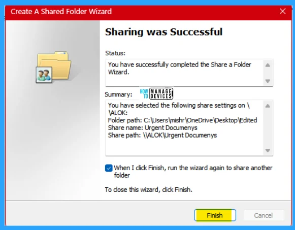 Best Guide to Share Files and Folders Over a Network in Windows 11 - Fig. 6.6