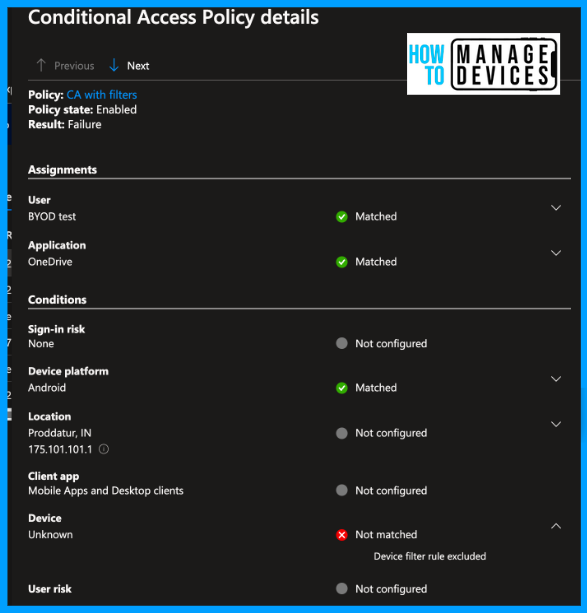 Block Access to M365 Apps Outside Android Work Profile using Intune Fig. 20