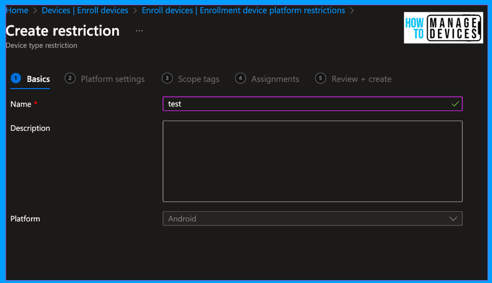 Block Access to M365 Apps Outside Android Work Profile using Intune Fig. 2