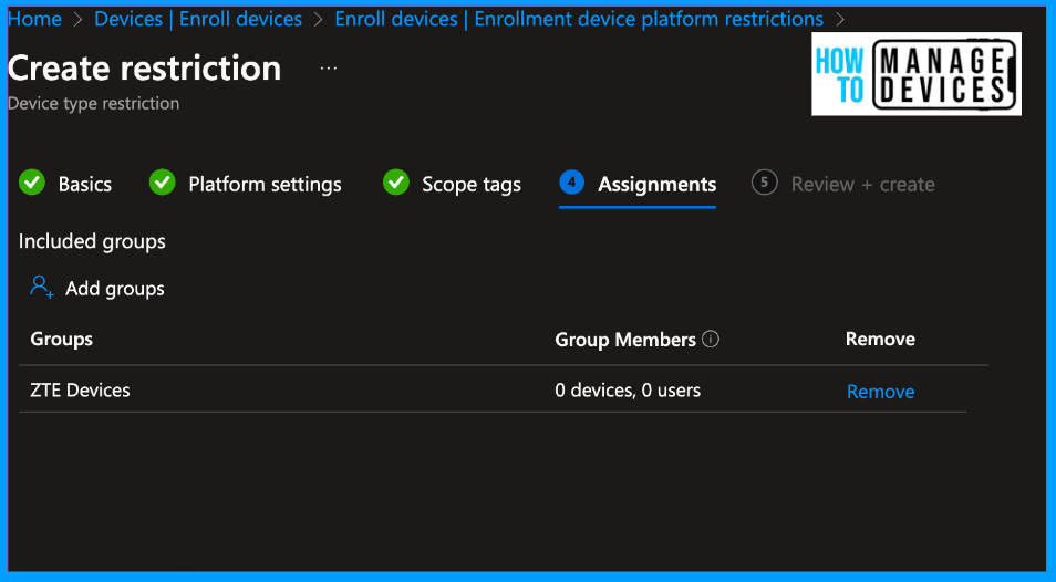 Block Access to M365 Apps Outside Android Work Profile using Intune Fig. 4