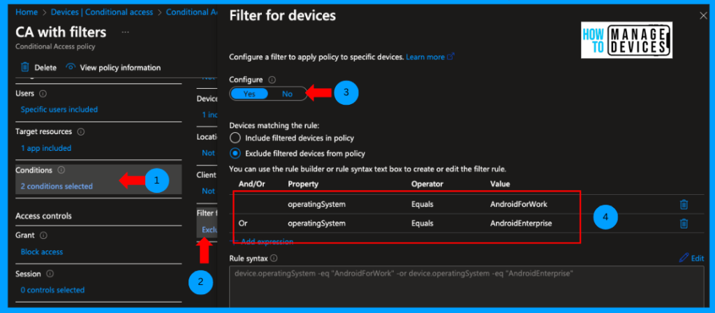 Block Access to M365 Apps Outside Android Work Profile using Intune Fig. 15