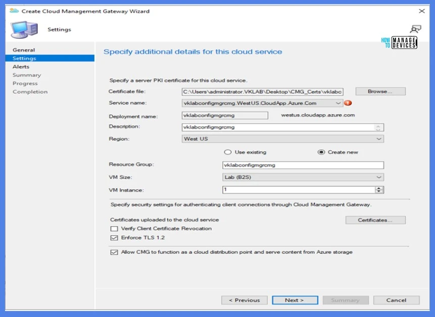 How to Setup CMG in Virtual Machine Scale Set Model using SCCM Fig. 22