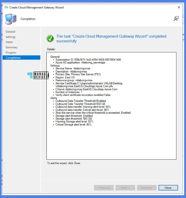 How to Setup CMG in Virtual Machine Scale Set Model using SCCM Fig. 24