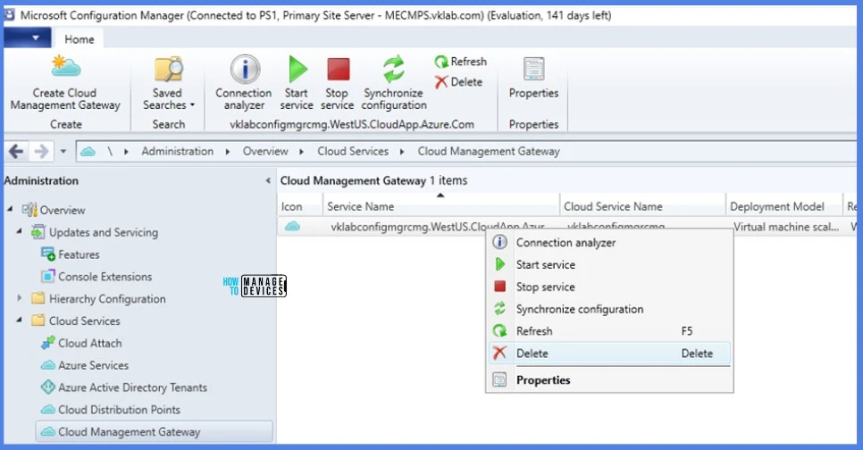 How to Setup CMG in Virtual Machine Scale Set Model using SCCM Fig. 29