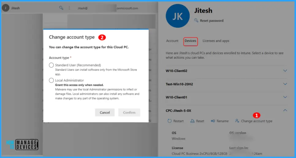 Enable Local Admin Access for Windows 365 Business Edition Fig.3