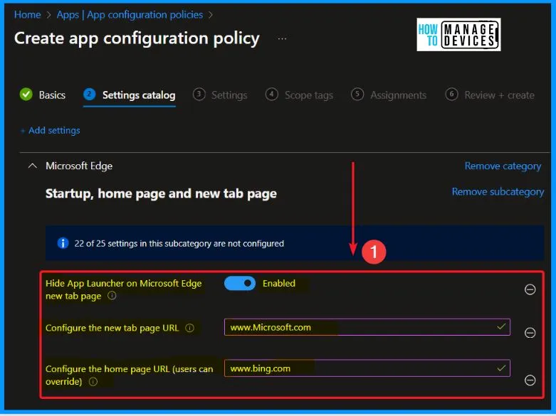 Create Intune App Configuration Policies for MAM for Windows - Fig.5