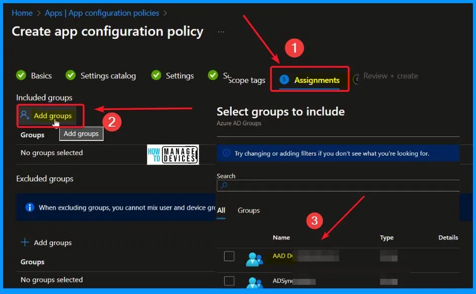 Create Intune App Configuration Policies for MAM for Windows - Fig.7