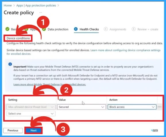 How to Create App Protection Policies for Windows MAM Devices - Fig.6 - Creds to Danniel Emerson Microsoft