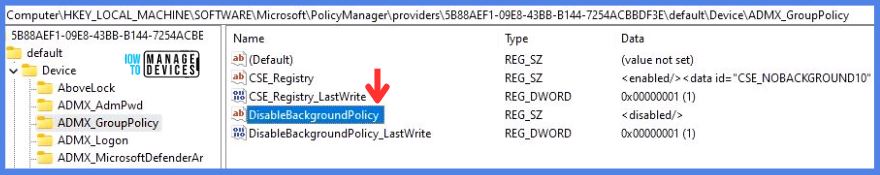 Disable Turn Off Background Refresh of Group Policy using Intune 1