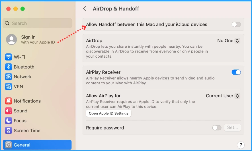 Disable Handoff on macOS to Prevent File Sharing using Intune Fig.8