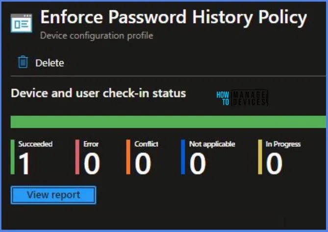 Enforce Password History Policy Using Intune Fig.10