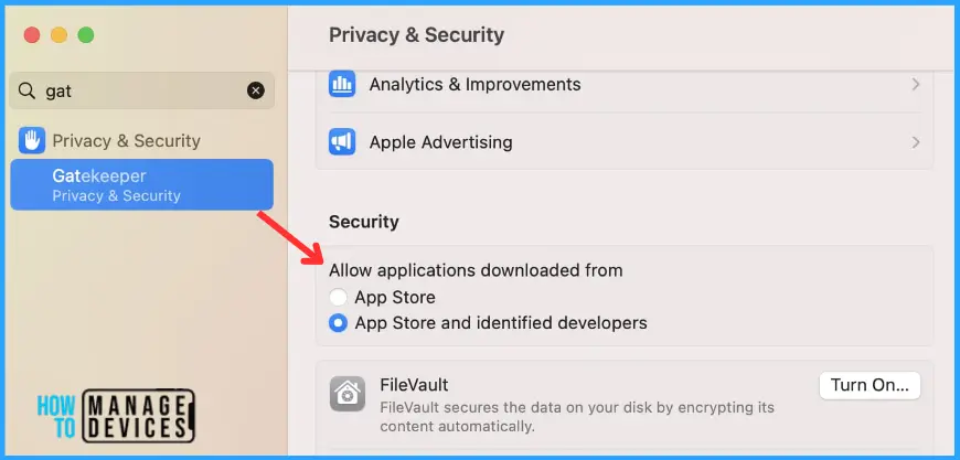 Enable Gatekeeper on macOS to Block Unidentified Developers Apps using Intune Fig.7