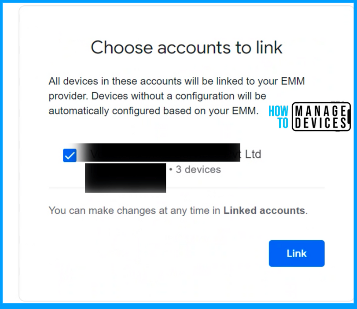 Zero Touch Enrolment for Corporate-Owned Android Devices in Intune Fig: 3