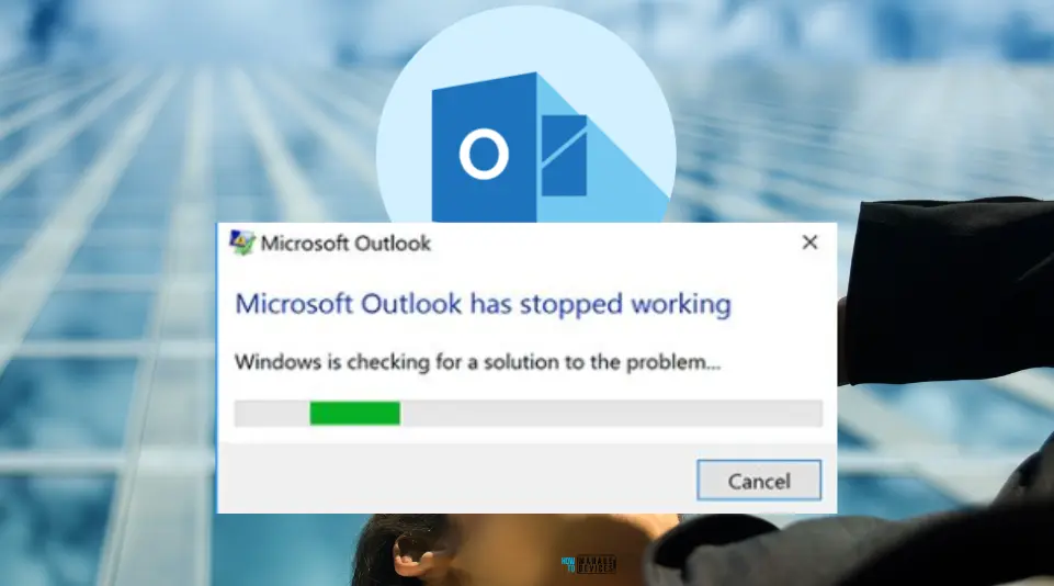 Fix Outlook Desktop Crashes when sending Emails Fig. 1