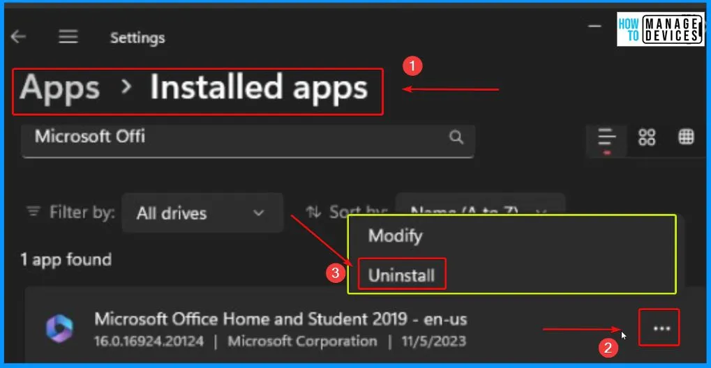 HTMD Newsletter 115 Summary from 13th to 17th November 2023 18 Fix Something Went Wrong 1001 Outlook Error HTMD Newsletter 115 Fig. 16