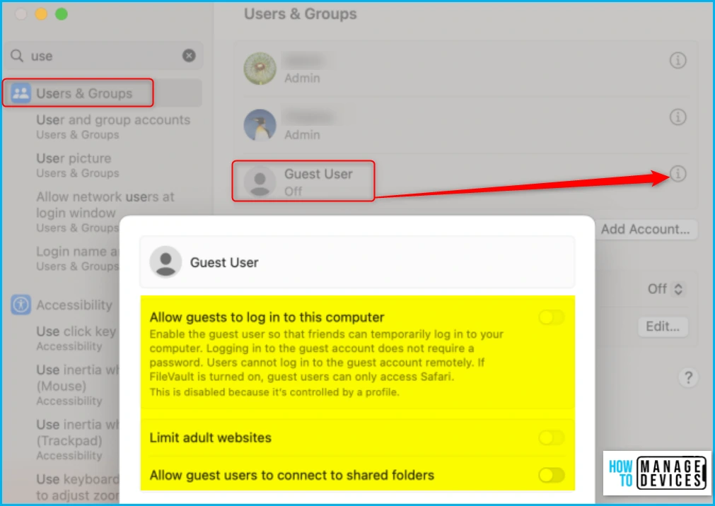 Disable Guest Account on macOS using Intune Fig.8