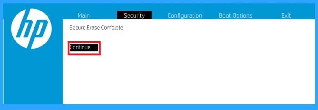 How to Securely Erase Data from HP Windows 11 Devices - Fig.5 - Creds to HP Support