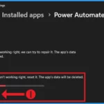How to Repair Reset Power Automate in Windows