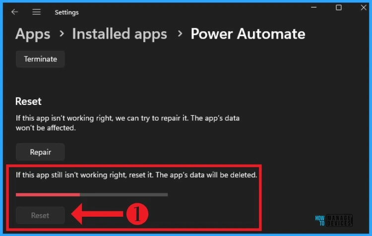 How to Repair Reset Power Automate in Windows - Fig.7