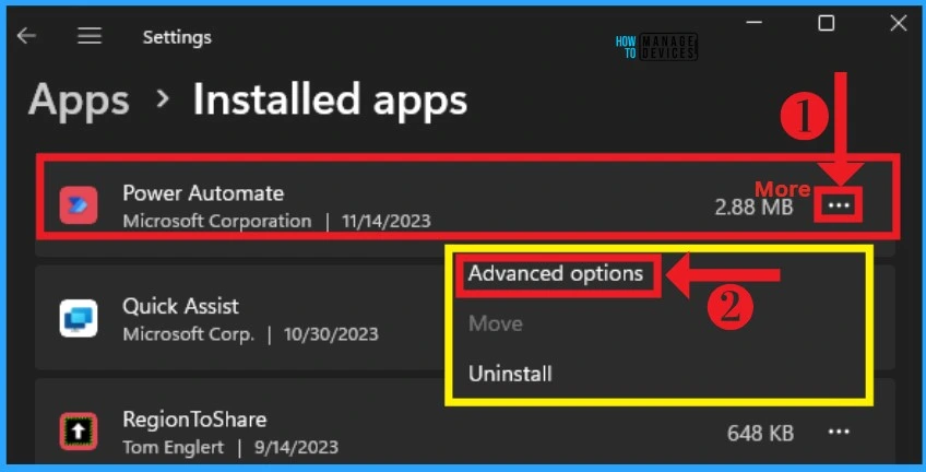 How to Repair Reset Power Automate in Windows - Fig.3