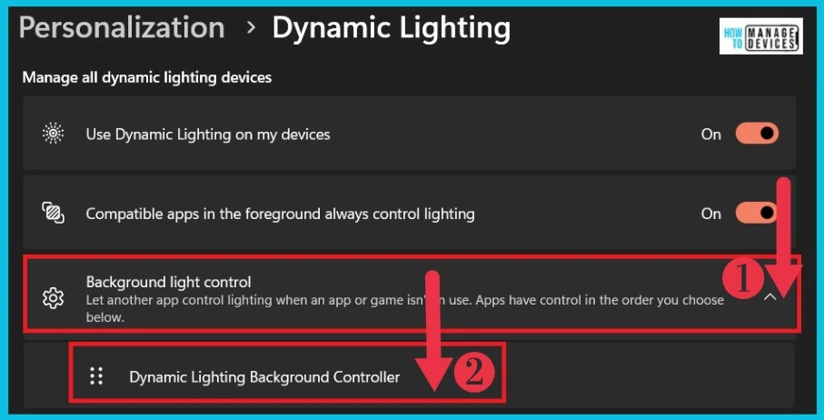 How to Enable and Use Dynamic Lighting on Windows 11 - Fig.6