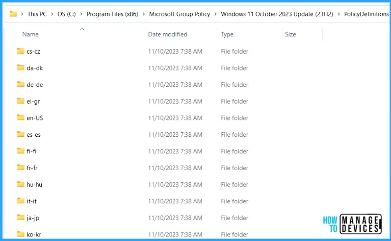 Install Windows 11 23H2 Administrative Templates Fig.7