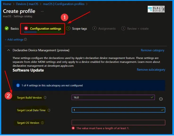 Configure Apple DDM Enabled Software Update and Passcode Policies in Intune - Fig.10