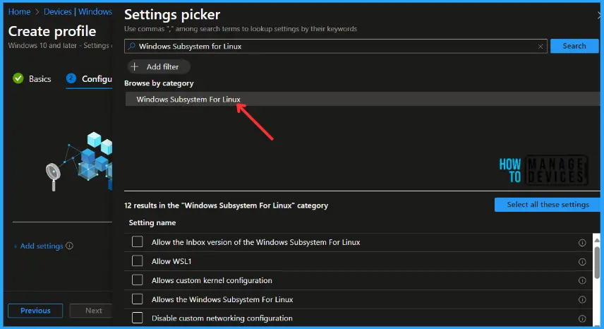 Manage Windows Subsystem for Linux using Intune Policy Fig.5