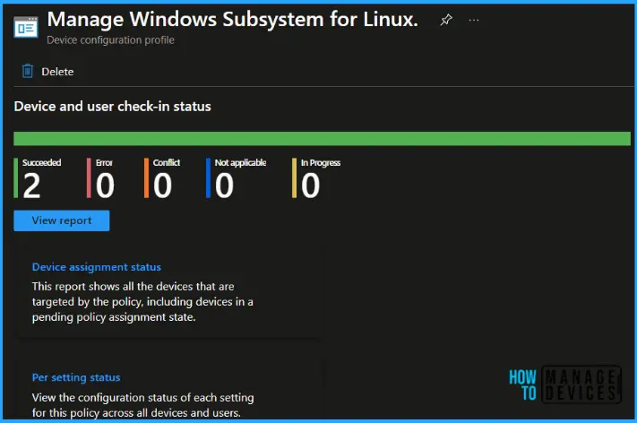 Manage Windows Subsystem for Linux using Intune Policy Fig.9