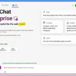 New Bing Chat Enterprise Experience and Data Protection