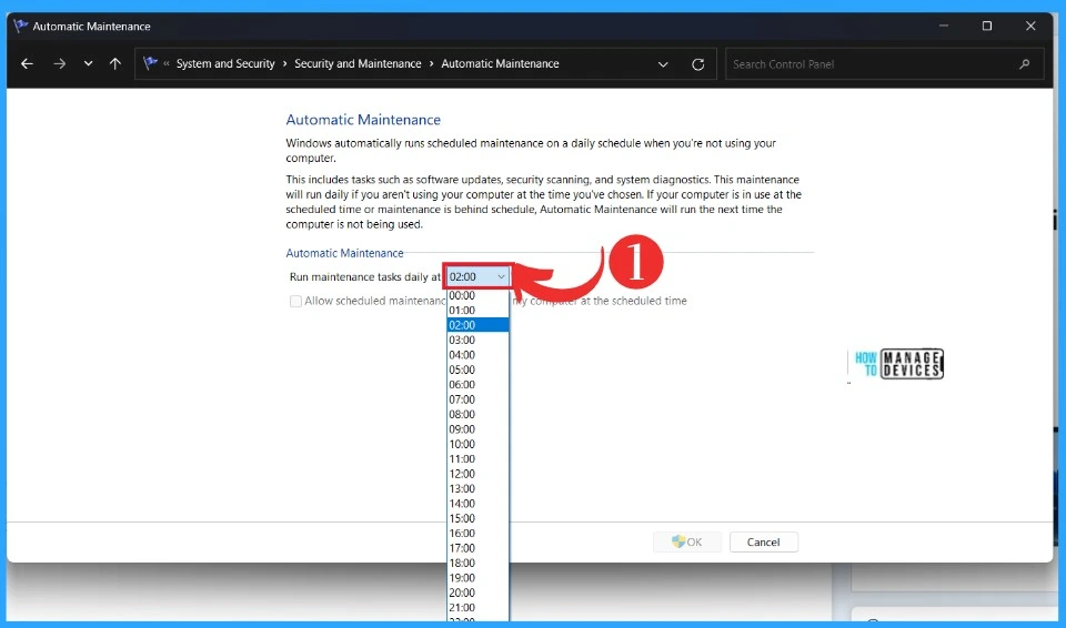 Find all Automatic Maintenance Tasks in Windows – Fig.5