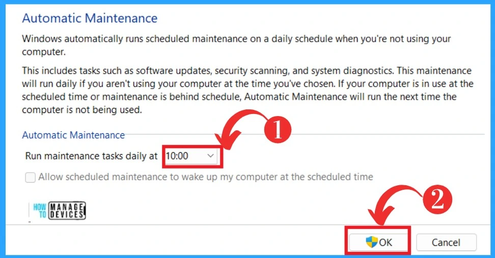 Find all Automatic Maintenance Tasks in Windows – Fig.6