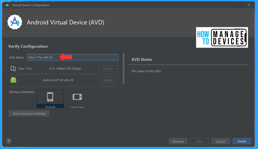 Setting up an Android Virtual Device for Intune Deployment Testing Fig: 21