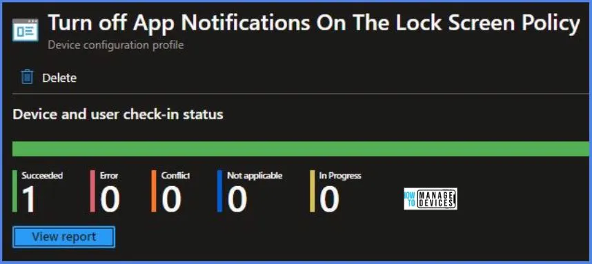 Turn off App Notifications On The Lock Screen Policy Using Intune Fig.9