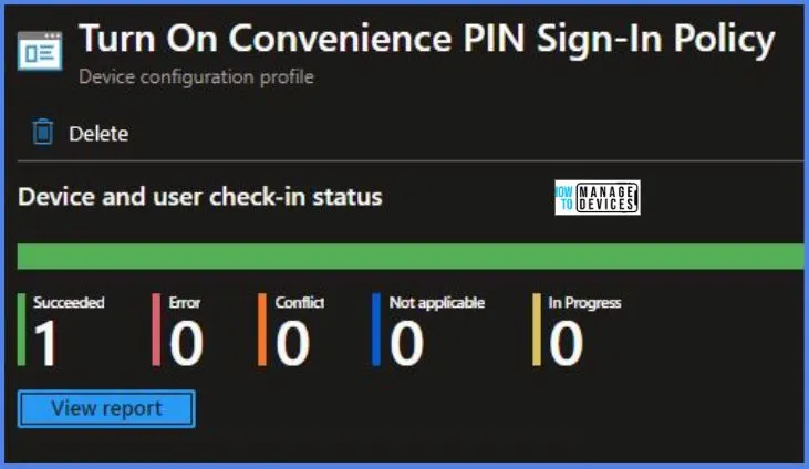 Turn On Convenience PIN Sign-In Policy Using Intune Fig.10