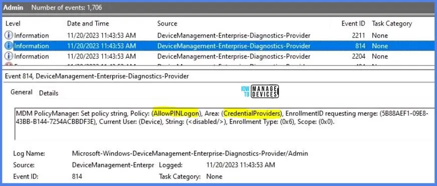 Turn On Convenience PIN Sign-In Policy Using Intune Fig.11