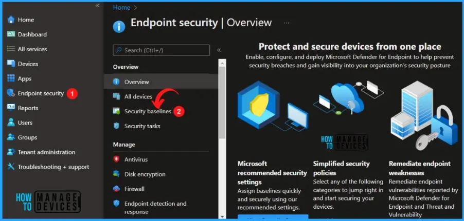 Update Microsoft Edge Security Baselines from Intune Fig.1